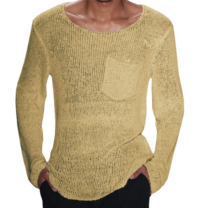 Men's All-match Casual Knitted Top