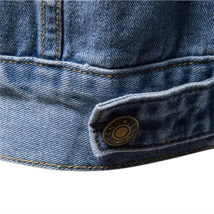 Spring And Autumn Fried Street Men's Denim Jacket Cotton Casual Slim Jacket Men's Jean Jacket Men's Clothing