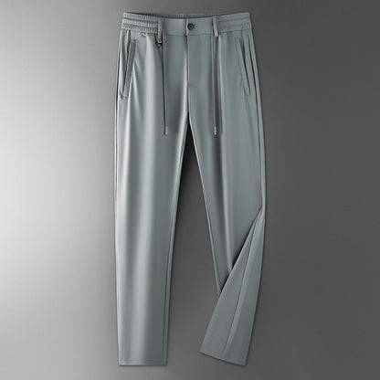 Brand Summer Pants for Men Business Casual Fashion Thin Breathable Men Trousers Mid Straight Solid Color Men Pants