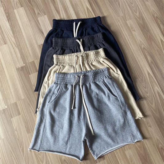 saferido  Hiphop Leader Hip Hop Harem Cargo Skateboards Shorts Men Cotton Oversize OS Vintage Gothic Kanye West Track Unisex Pantalones