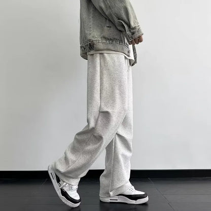 saferido Baggy Men's Sports Pants Oversized Hip Hop Joggers Harajuku Streetwear Male Sweatpants Casual Wide Leg Trousers Korean