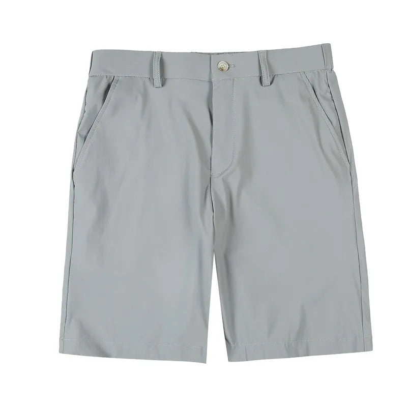 saferido Korean Style Men's Summer Casual Elastic Force Shorts/Male Slim Fit High Quality Business Thin Suit Shorts Plus size 29-36