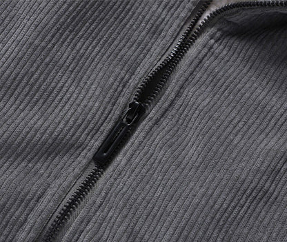 Plus 8XL Autumn Winter Men Warm Fleece Warm Thick Jackets Coats Men Fashion Fur Collar Corduroy Military Casual Jacket Coat Male