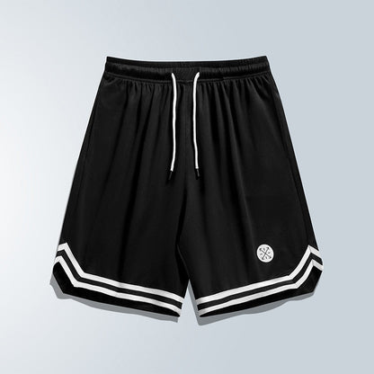 Men's Summer Mesh Sports Shorts Basketball Fitness Speed Dry Running Breathable Shorts Casual Loose Large Size Bermuda Shorts