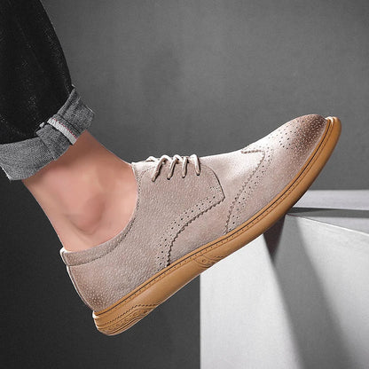 saferido New High Quality Men's shoes 100% Genuine Leather Casual Shoes Waterproof Work Shoes Cow Leather Loafers Plus Size 38-48