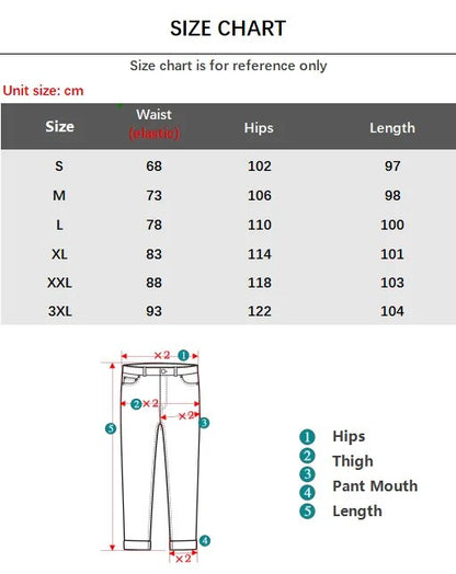 Korean Fashion Men's Black Baggy Jeans Drawstring Design Elastic Waist Streetwear Jeans Loose Straight Denim Skate Pants Male
