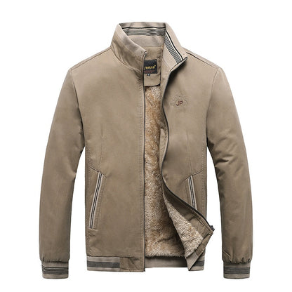 Men Winter Jacket Cotton Tactical Fleece Warm Bomber Jacket Male Green Vintage Military Coat Autumn High Quality Casual