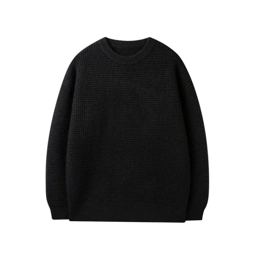 saferido Men's American Sweater Autumn Winter Thick Needle Sweater Round Neck Pullover Loose Casual Oversize Sweater Mens Clothing 4XL