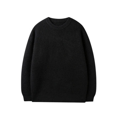 saferido Men's American Sweater Autumn Winter Thick Needle Sweater Round Neck Pullover Loose Casual Oversize Sweater Mens Clothing 4XL