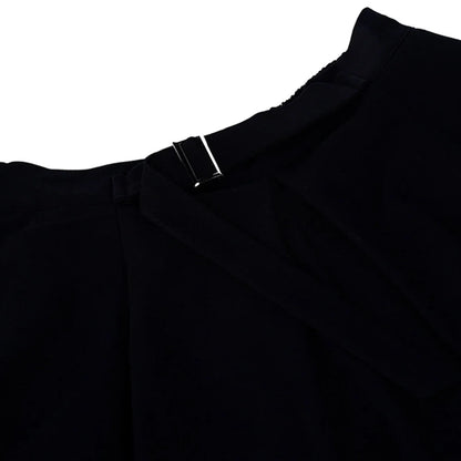 saferido Japanese Streetwear Baggy Fashion Casual Wide Leg Pants Men Punk Hip Hop Skirt Pants Black Harem Trousers Men's Culottes Unisex