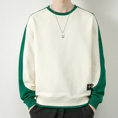 saferido New Hoodie Men's Sweatshirts Casual Round Neck Spring Autumn New Pullover Men Sweatshirt Long Sleeve Clothing Hooded Tops