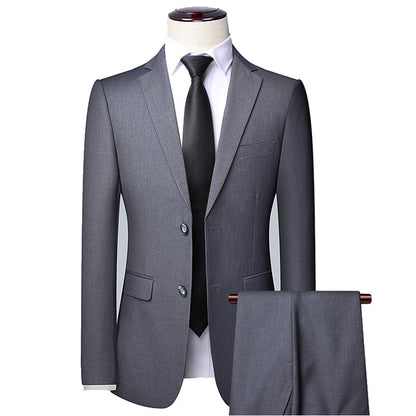 High Quality Men Suits Blazer 3 Pieces Elegant 2 Sets Luxury Wedding Business Vest Pants Coats Formal Jackets Free Shipping