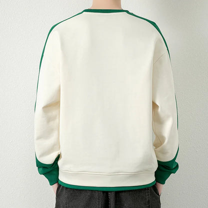 saferido New Hoodie Men's Sweatshirts Casual Round Neck Spring Autumn New Pullover Men Sweatshirt Long Sleeve Clothing Hooded Tops