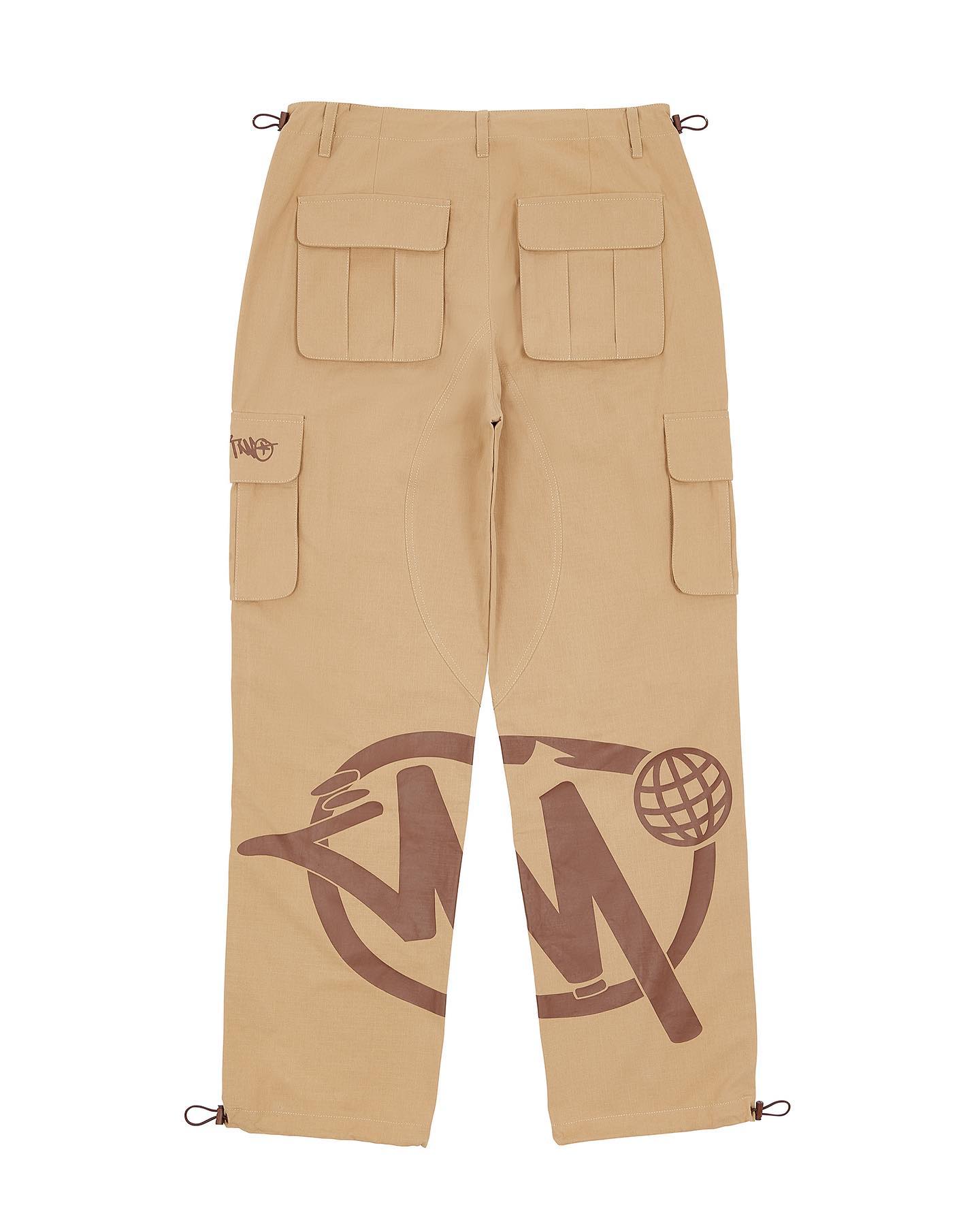 Streetwear Y2K Cargo Pant Overalls Minus Two Black Pants New Harajuku Fashion Casual Loose Men Rock Straight Wide Leg Pants