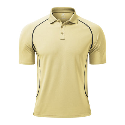Summer Mens Business Casual Polo Shirt Golf Shirt Turn Down Collar Short Sleeve Tops Fashions Trip Shirt Men's Clothing