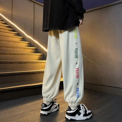 saferido Male Trousers Wide Polyester Men's Casual Pants Cropped Xxxl Cheap Harajuku Fashion Original Clothing 2024 Baggy Vintage Classic
