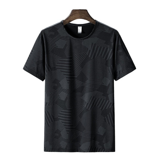 Quick-Dry GYM Sports Streetwear Fashion Oversized 8XL T Shirt Japan Style Black White  Summer Short Sleeves Top Tees Tshirt