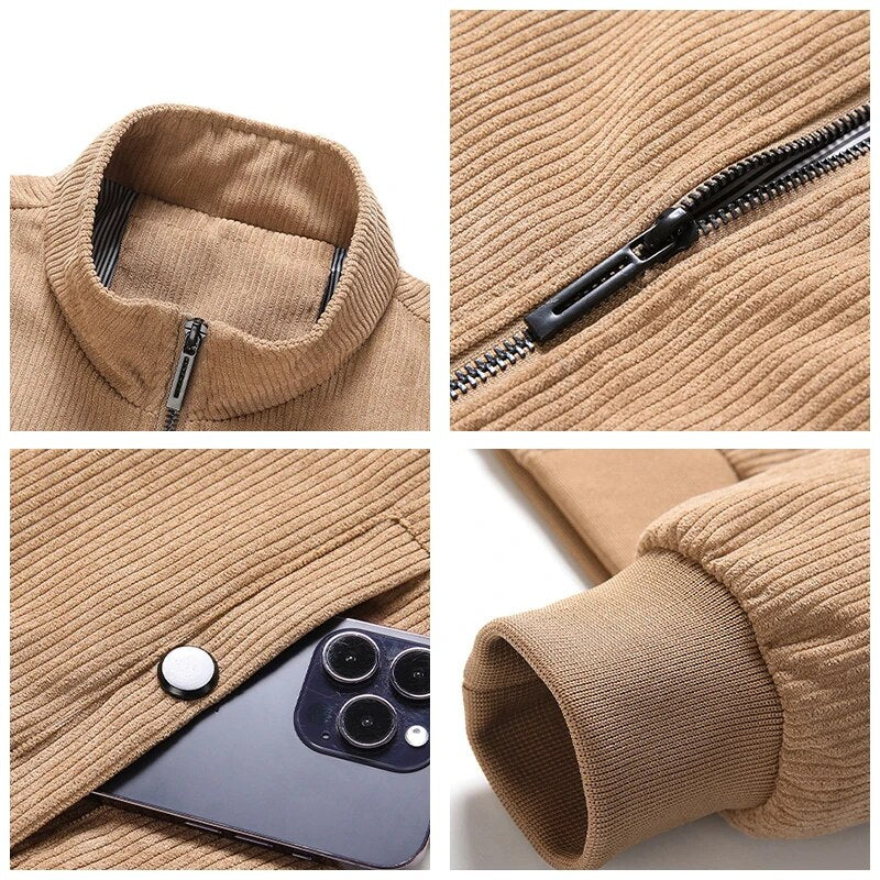 New Arrival Jackets Men Spring Autumn Men's Casual Bomber Jacket Fashion Stand Collar Slim Fit Coat Male Overcoat 5XL Streetwear