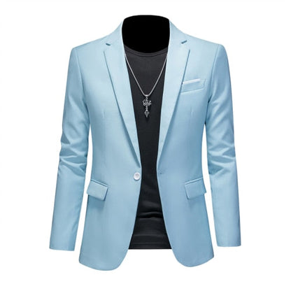High Quality Business Slim Fit Single Buttons Suits Jacket Men Slim Fit Casual Fashion Wedding Groom Tuxedo Blazer Coats 6XL-M