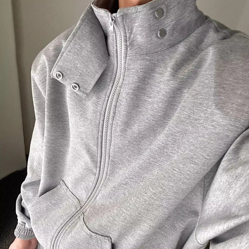 saferido Casual Sports Mens Suit 2024 Spring Korean Street Fashion Couple Two-piece Set Daily Comfortable Outdoors Running Tracksuit