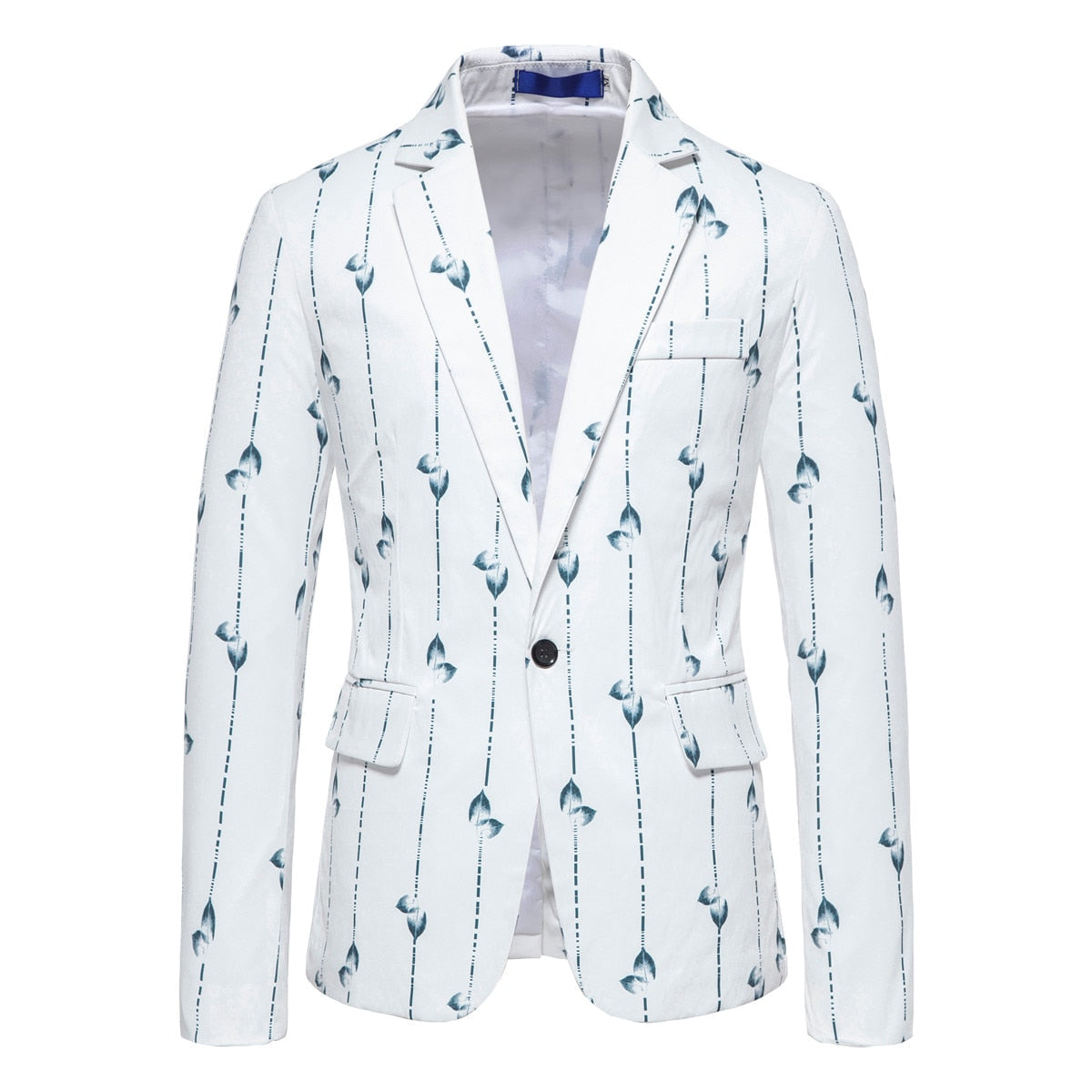9 Colors!New Men's Fashion Printed Blazer Business Casual Classic One-button Blazers European size Mens Blazer Jacket