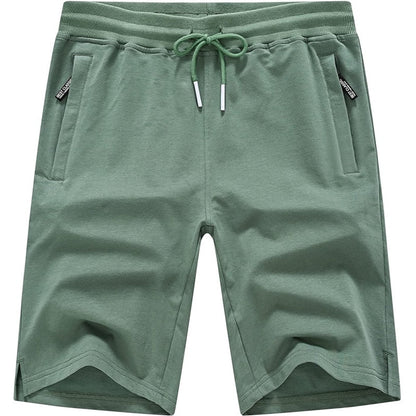 Drawstring Men's Shorts Pants Cotton Fit Slim Elastic Sports Shorts Man Casual Running Trendyol Sweatpants Male Clothing