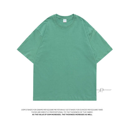 100% Cotton Men's T shirts  Summer Solid Color Casual Short Sleeve Tees For Man Basic T-shirt Couple Male Tees Tops