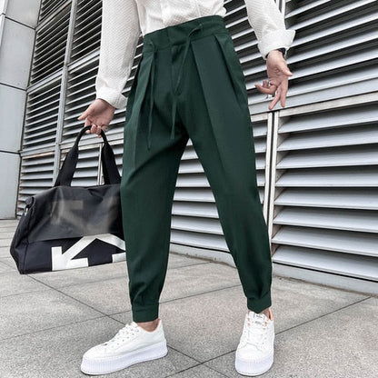Brand Clothing Men's Spring High Quality Casual Pants/Male Spring Fashion Business casual Trousers Loose Haroun Pants 29-36