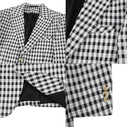 saferido Male Casual Plaid Blazers New Design Korean Version Slim-Fit Trend Business Coat High Quality Selling Fashion Suit Men 4XL