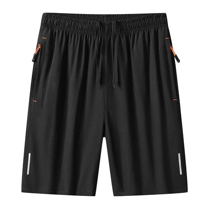 Men's Sports Casual Shorts  Spring and Summer New Ice Silk Quick Dry Loose Basketball Pants Personality Fashion Beach Pants
