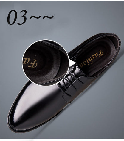 6CM Men Business Formal Shoe Man Lifted Heel Insert Invisible Arch Support Male Lift Oxford