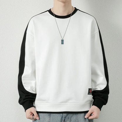 saferido New Hoodie Men's Sweatshirts Casual Round Neck Spring Autumn New Pullover Men Sweatshirt Long Sleeve Clothing Hooded Tops
