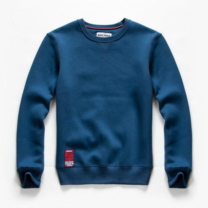 New Pullover for Men Clothes Goth Manga O-neck Casual Letter Print Tracksuit Tops Winter Sport Sweatshirt Sweater Velvet