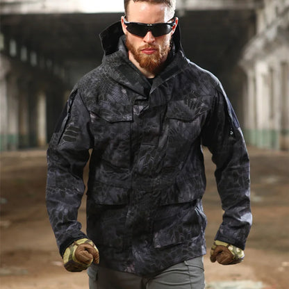 New M65 Army Clothes Casual Tactical Windbreaker Trench Men Waterproof Flight Pilot Coat Hoodie Man Military Field Jacket