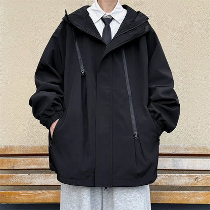 saferido Original Clothing Men's Korean Style Clothes for Men Loose Fitting  Hoodie Men's Coats Models 2024 Popular Outerwear Jackets