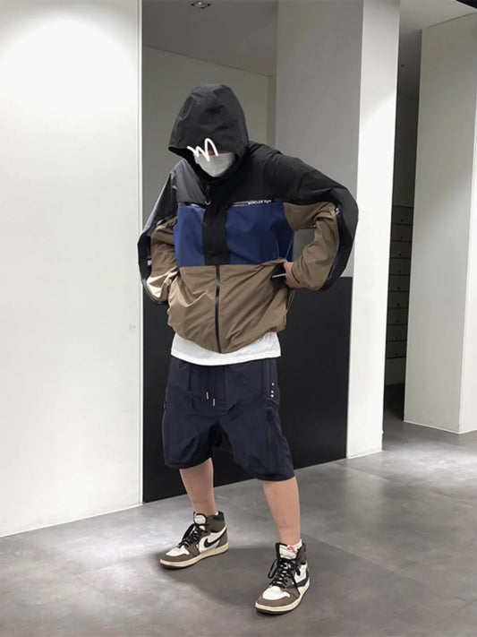 saferido Shorts For Man High Street Functional Cargo Summer Outer Wear Trendy Loose Sports Pants Niche Brand 2024 New Spring Summer