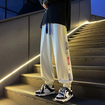 saferido Male Trousers Wide Polyester Men's Casual Pants Cropped Xxxl Cheap Harajuku Fashion Original Clothing 2024 Baggy Vintage Classic