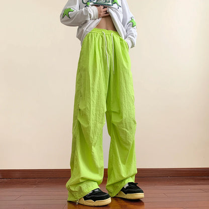 saferido Men Casual Wide-Leg Pants Korean Version Y2k Streetwear Hip Hop  Fashion Trousers Sweatpants Harajuku Trousers