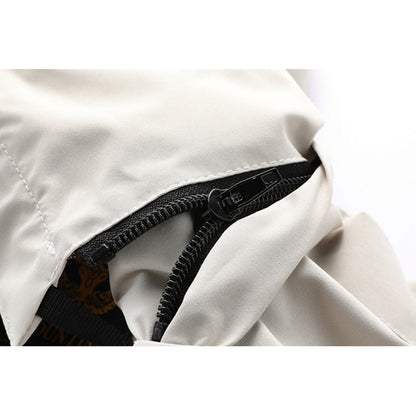 Autumn Fashion Men's Casual Windbreaker Hooded Jacket Man Waterproof Outdoor Soft Shell Winter Coat Warm Ultra Light Jacket