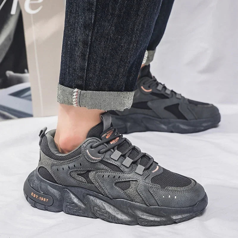 saferido Trendy Casual Shoes for Men Brand Mens Sneakers Hot Selling Comfortable and Breathable Men's Platform Shoes Zapatillas De Hombre