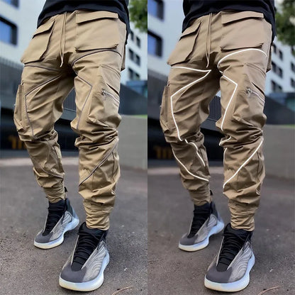 saferido Europe And America Personality Tide Brand Loose Multi-pocket Leisure Cargo Pants Men's Summer Cotton Men's Trousers