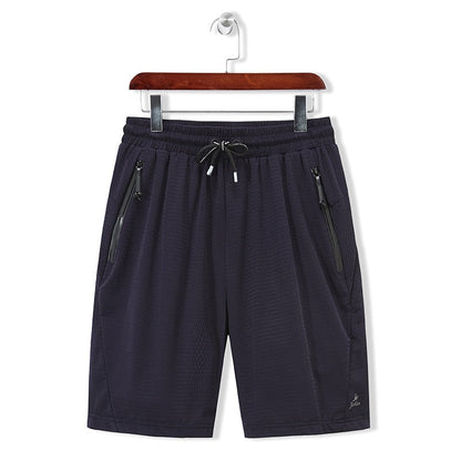 Large Men's Shorts Mesh Elastic Summer Breeches 8XL 6XL Big Size Clothing Nylon Black Grey Spandex Sweat Shorts Plus Size Shorts