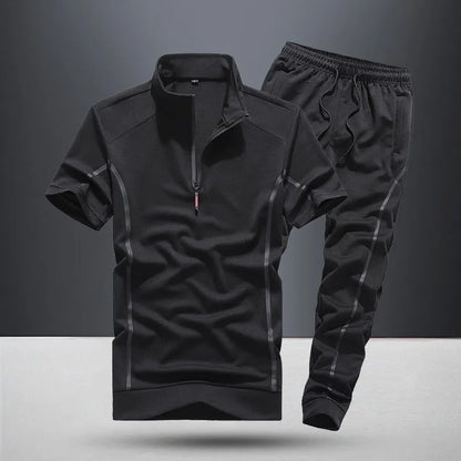 Top Pants Sets Man Polyester T Shirt Slim Fit Sports Suits Cotton Essential Fashion Tracksuit Cheap Young La Kpop Men's Clothing