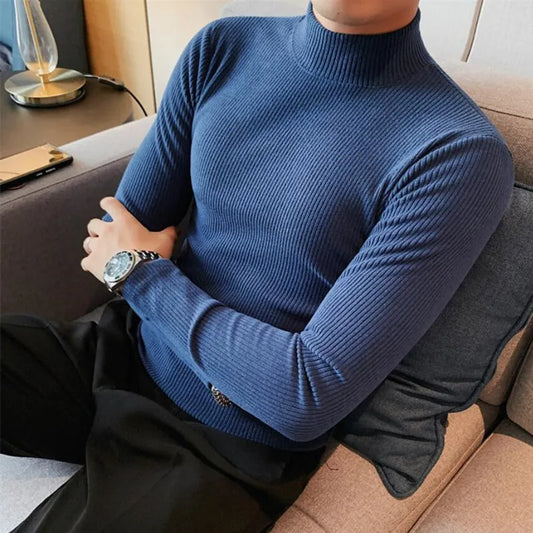 saferido British Style Brand Clothing Men High Quality Long Sleeve T-Shirts/Men's Autumn Winter Keep Warm Leisure T-shirt Plus Size S-4XL