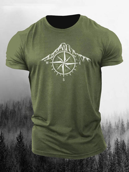 Summer Men's T-shirt Simple Print Round Neck Short-sleeved Y2k T-shirt Casual Versatile Men's Tops Fashion Oversized T-shirt