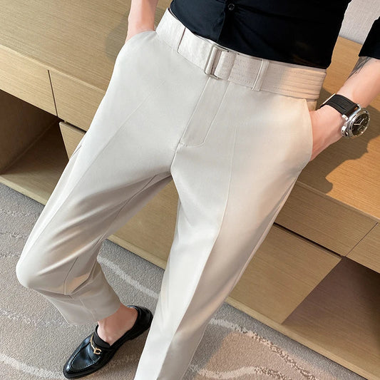 saferido Men Spring High Quality Leisure Blazer Pants/Male Summer Leisure Fashion Business Trousers Plus Size 28-36