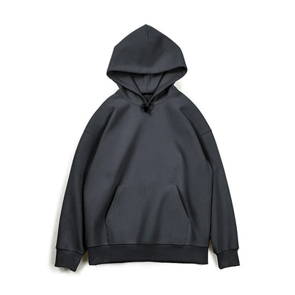 saferido New American Casual Heavy Hoodies Sweatshirt Cleanfit Silhouette Loose Pullover Outdoor Oversize Thermal Tops men's autumn