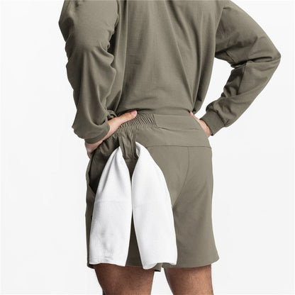 Men's Running Quick Dry Fitness Gyms Shorts Mens Summer Short Pants Male Jogger Workout Beach Brand sport shorts men