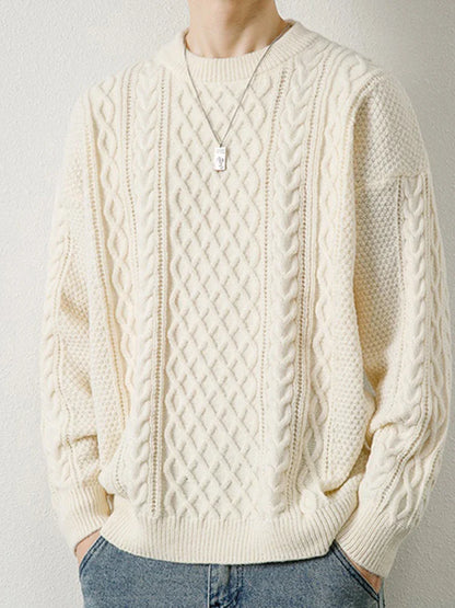 saferido Men's Knitted Vintage Sweater Argyle Black Pullovers Sweaters and Jumpers Green Autumn Winter Retro Streetwear Harajuku