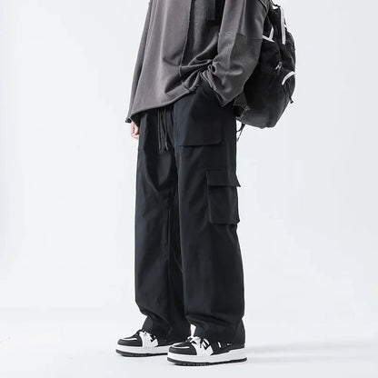 Men's Black Pants Hip Hop Streetwear Fashion Jogger Harem Trousers Man Casual Sweatpants Male Pants Big Size 5XL